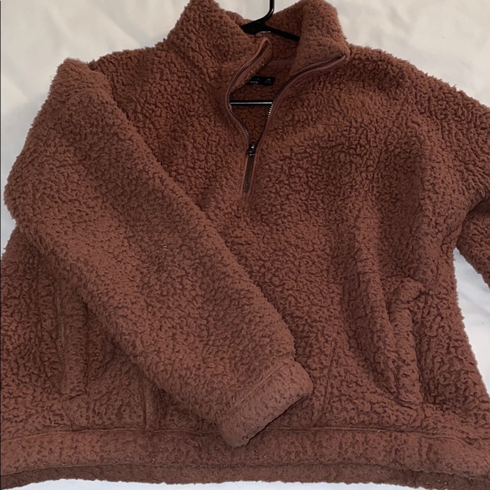 A&F Women’s Sherpa Quarter-Zip M